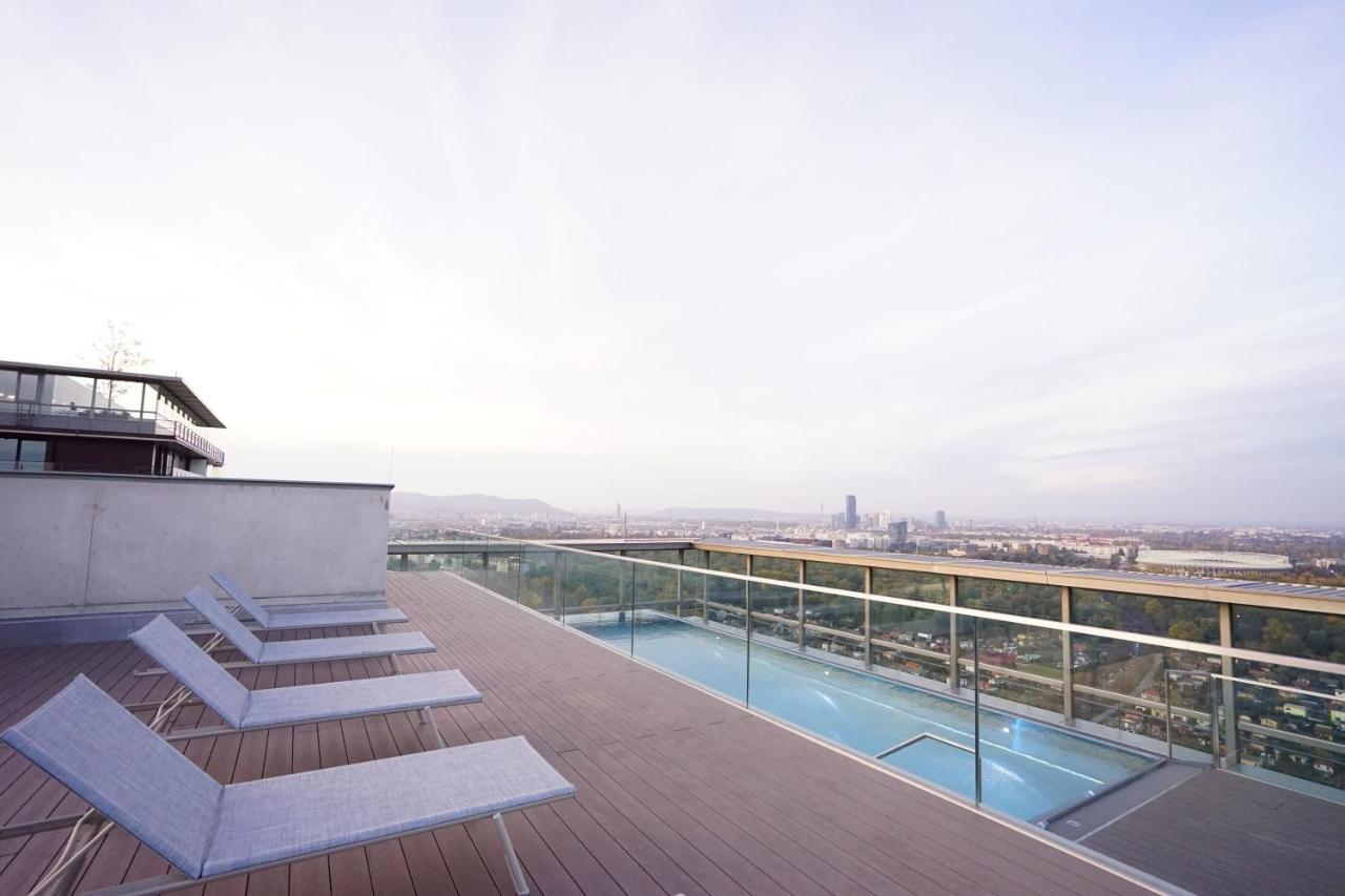 Suite In High-Rise On The Danube Viena Exterior foto